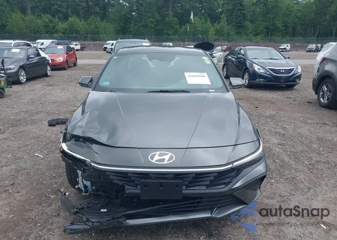 2024 Hyundai Elantra Hybrid Blue from USA, damaged, VIN KMHLM4DJXRU110356